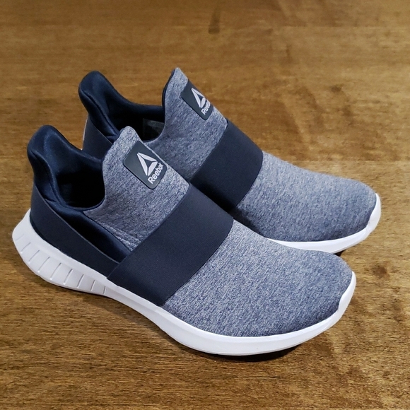 Reebok Gray Slip-On Sneakers - Picture 1 of 9